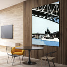 To The Cut by Beth Ann Lawson on GIANT ART - blues coastal bridge