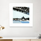 To The Cut by Beth Ann Lawson on GIANT ART - blues coastal bridge