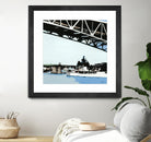 To The Cut by Beth Ann Lawson on GIANT ART - blues coastal bridge