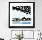 To The Cut by Beth Ann Lawson on GIANT ART - blues coastal bridge