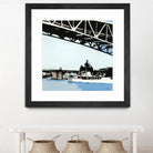 To The Cut by Beth Ann Lawson on GIANT ART - blues coastal bridge