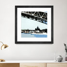 To The Cut by Beth Ann Lawson on GIANT ART - blues coastal bridge