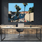 Kings Landing by Bethann Lawson on GIANT ART - blue coastal coastal