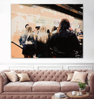 Late Night Queue by Beth Ann Lawson on GIANT ART - black figurative people