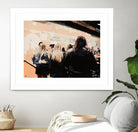 Late Night Queue by Beth Ann Lawson on GIANT ART - black figurative people