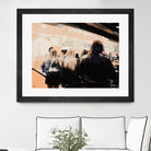 Late Night Queue by Beth Ann Lawson on GIANT ART - black figurative people