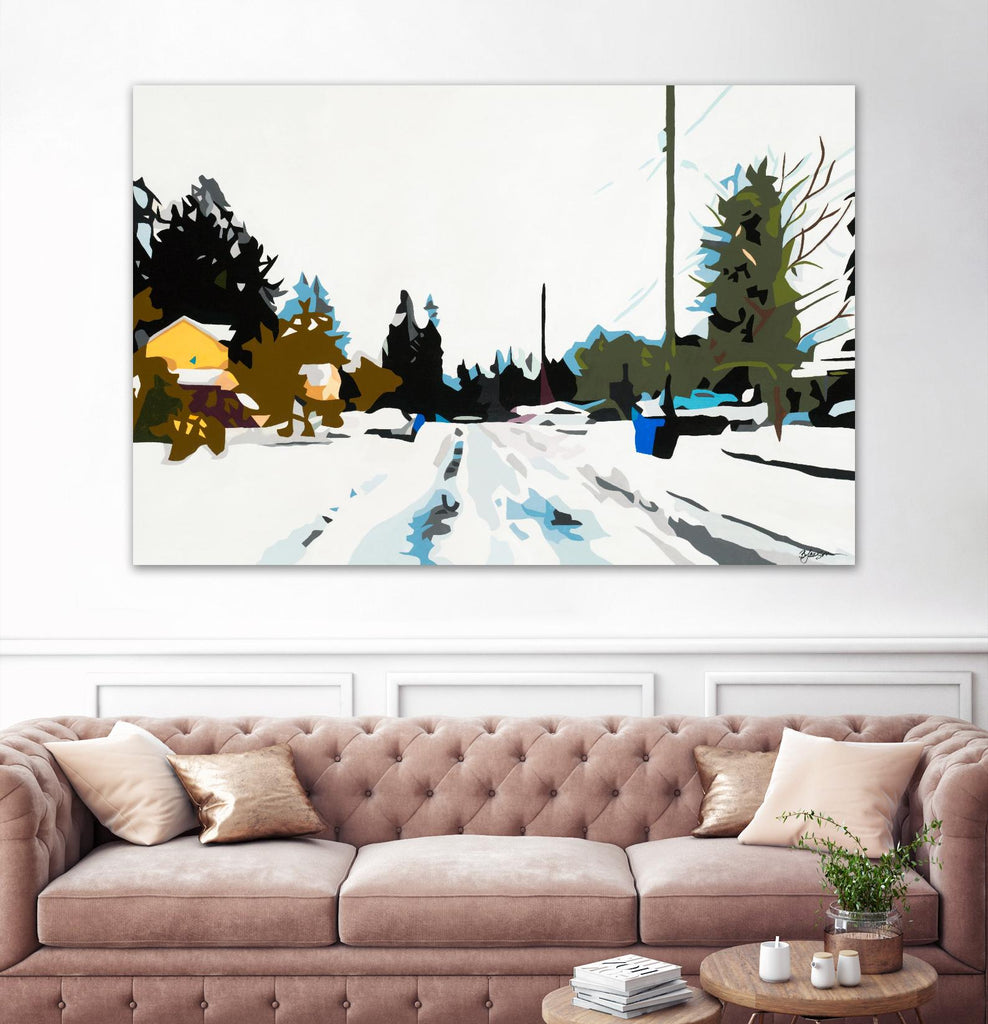 Winterhood de Beth Ann Lawson sur GIANT ART - Blancs et crèmes : l'hiver scénique
