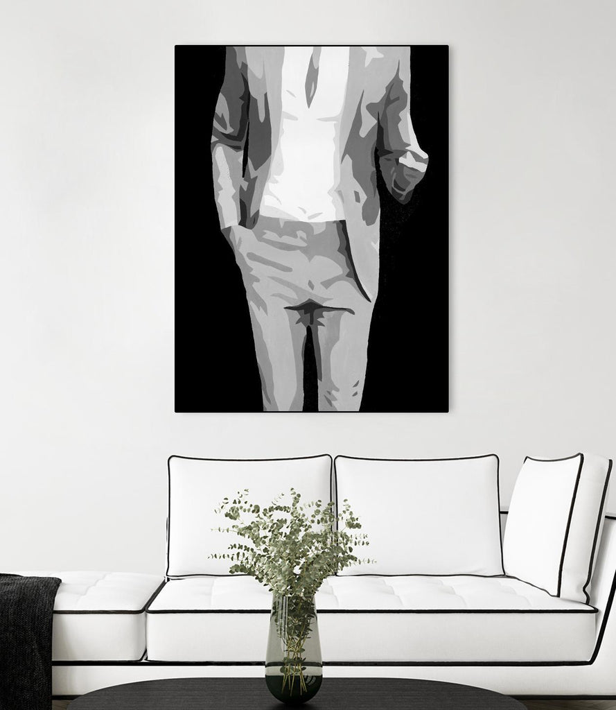 MR WHY NOT by Bethann Lawson on GIANT ART - black and white figurative figurative