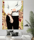 Mr. Right by Beth Ann Lawson on GIANT ART - black figurative fashion