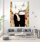 Mr. Right by Beth Ann Lawson on GIANT ART - black figurative fashion