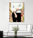 Mr. Right by Beth Ann Lawson on GIANT ART - black figurative fashion