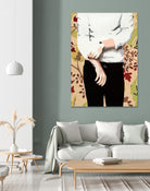 Mr. Right by Beth Ann Lawson on GIANT ART - black figurative fashion