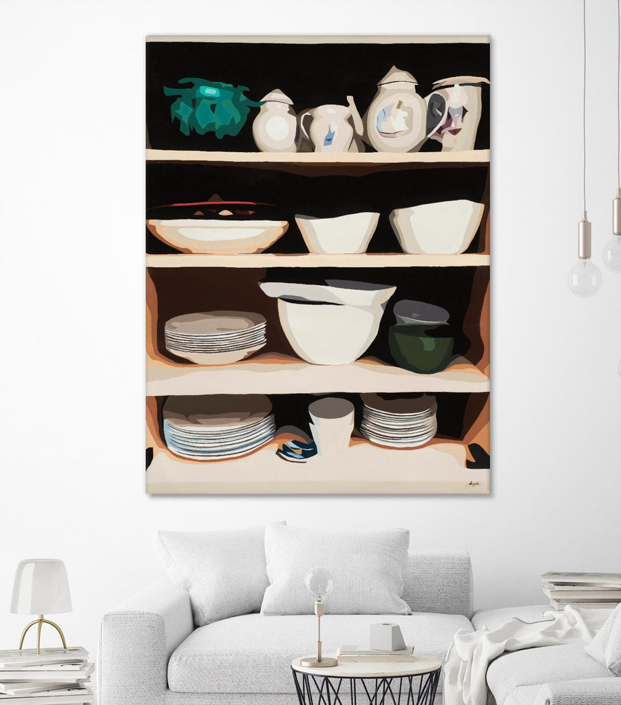 Shelf Isolation by Beth Ann Lawson on GIANT ART - whites & creams food & drink dishes
