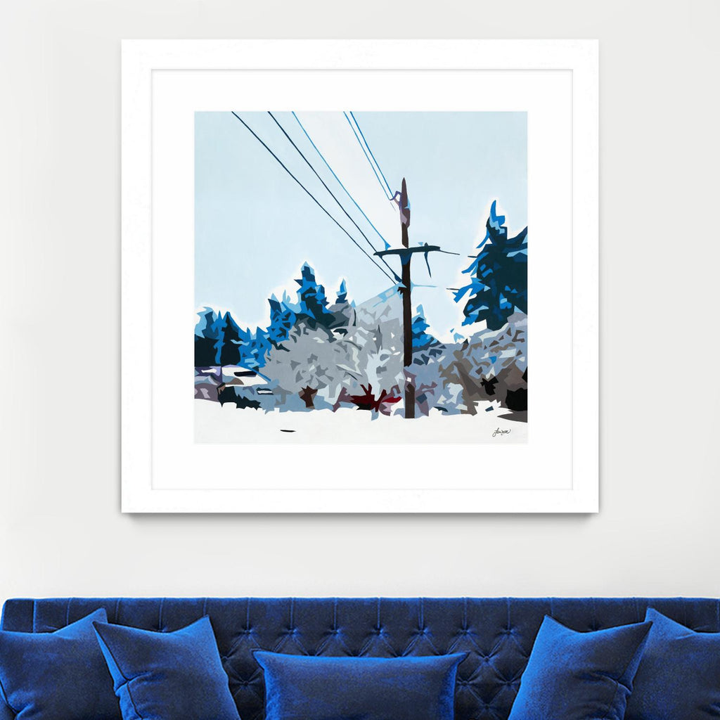 Winterhood 2020 by Beth Ann Lawson on GIANT ART - blues scenic winter