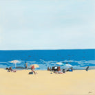 A Day At The Beach by Beth Ann Lawson on GIANT ART - blues coastal beach