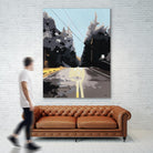 The Road Less Traveled by Beth Ann Lawson on GIANT ART - black scenic street