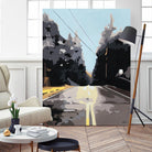 The Road Less Traveled by Beth Ann Lawson on GIANT ART - black scenic street