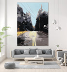 The Road Less Traveled by Beth Ann Lawson on GIANT ART - black scenic street