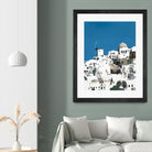 TILING AT WINDMILLS by Bethann Lawson on GIANT ART - blue and white coastal coastal