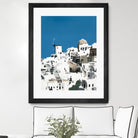 TILING AT WINDMILLS by Bethann Lawson on GIANT ART - blue and white coastal coastal