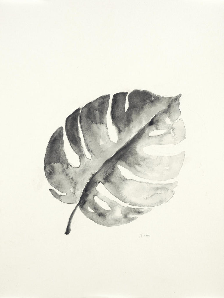 Black & White Palm I by Patti Mann on GIANT ART - grey botany