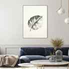 Black & White Palm I by Patti Mann on GIANT ART - grey botany