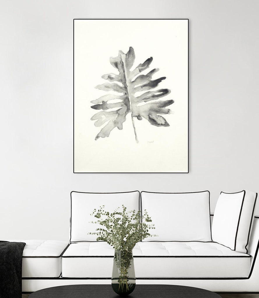 Black & White Palm II by Patti Mann on GIANT ART - grey botany