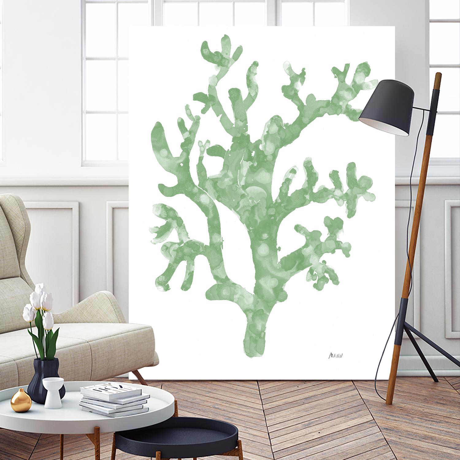 Sea Coral I V1 by Patti Mann on GIANT ART - blacks organic shapes