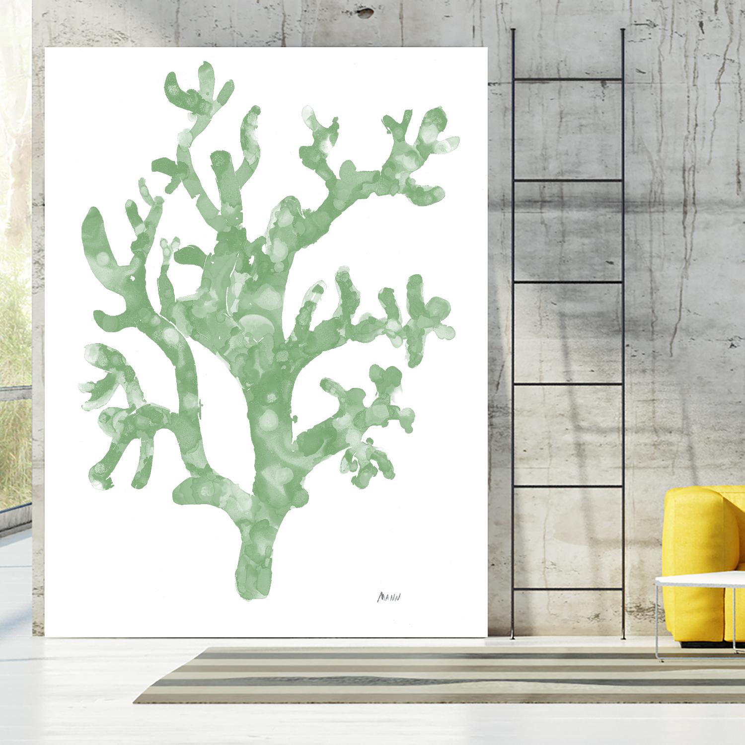 Sea Coral I V1 by Patti Mann on GIANT ART - blacks organic shapes