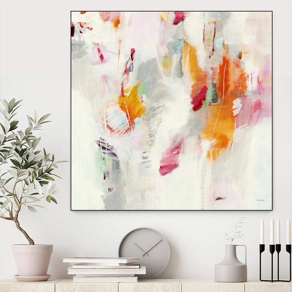 Pass on the Left by Jill Martin on GIANT ART - pale tints abstract