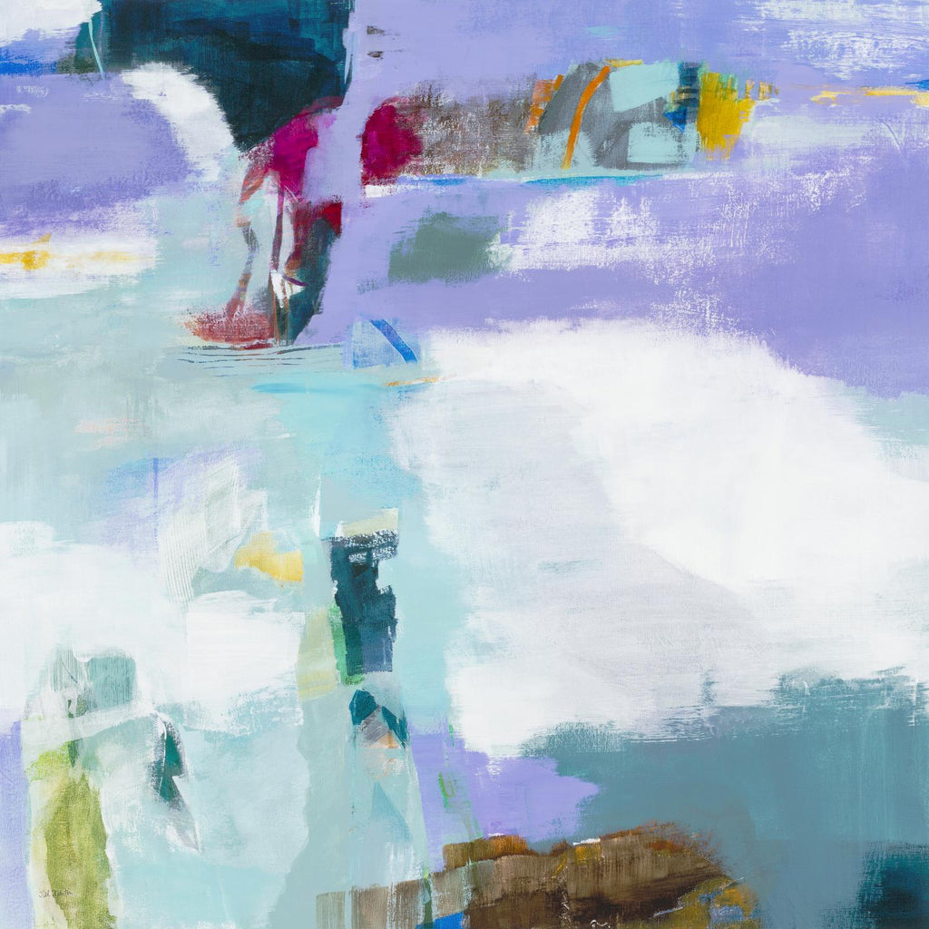 Reckoning de Jill Martin sur GIANT ART - violet abstrait