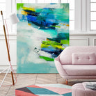 Moving Quickly by Jill Martin on GIANT ART - blues abstract blue