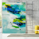 Moving Quickly by Jill Martin on GIANT ART - blues abstract blue