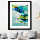 Moving Quickly by Jill Martin on GIANT ART - blues abstract blue