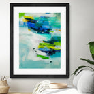Moving Quickly by Jill Martin on GIANT ART - blues abstract blue