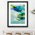Moving Quickly by Jill Martin on GIANT ART - blues abstract blue