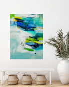 Moving Quickly by Jill Martin on GIANT ART - blues abstract blue
