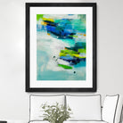 Moving Quickly by Jill Martin on GIANT ART - blues abstract blue