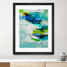 Moving Quickly by Jill Martin on GIANT ART - blues abstract blue