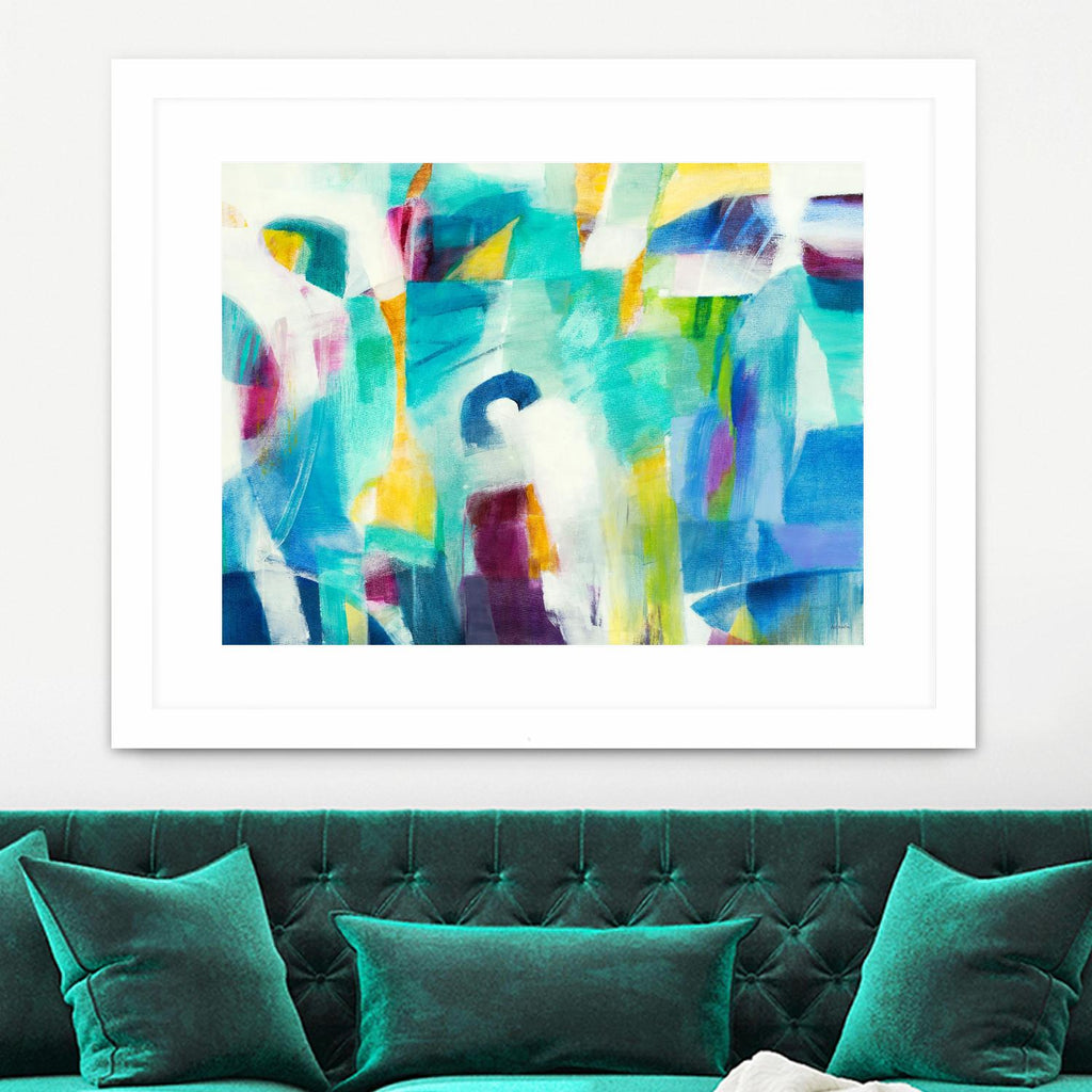Checkmate by Jill Martin on GIANT ART - blues abstract blue