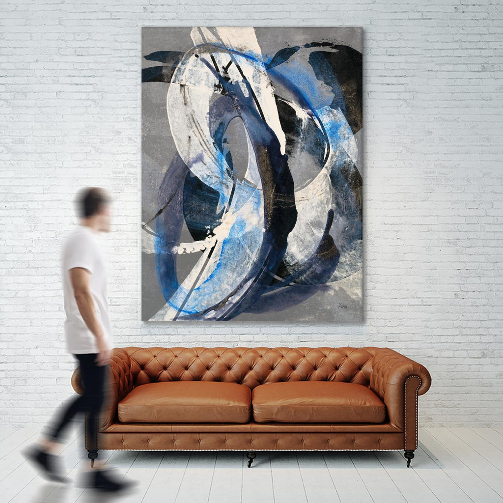 Affinity I by K. Nari on GIANT ART - blues abstract white