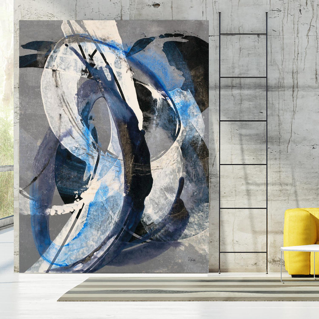 Affinity I by K. Nari on GIANT ART - blues abstract white