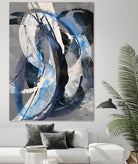 Affinity I by K. Nari on GIANT ART - blues abstract white