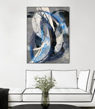 Affinity I by K. Nari on GIANT ART - blues abstract white