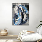 Affinity I by K. Nari on GIANT ART - blues abstract white