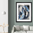 Affinity I by K. Nari on GIANT ART - blues abstract white