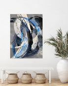 Affinity I by K. Nari on GIANT ART - blues abstract white