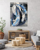 Affinity I by K. Nari on GIANT ART - blues abstract white