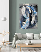 Affinity I by K. Nari on GIANT ART - blues abstract white