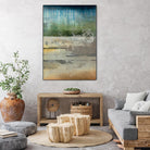 Shades Of Sunset V4 by K. Nari on GIANT ART - blues abstract abstract landscapes